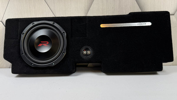 2015-2023 Ford F-150 & 2017-2023 F-250 Direct Fit Ford Series Loaded Subwoofer Enclosure – Alpine RSW10D4 - alternate view
