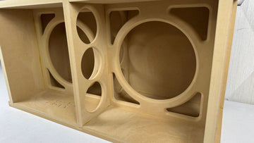 Dual 12-inch Subwoofer Box No front