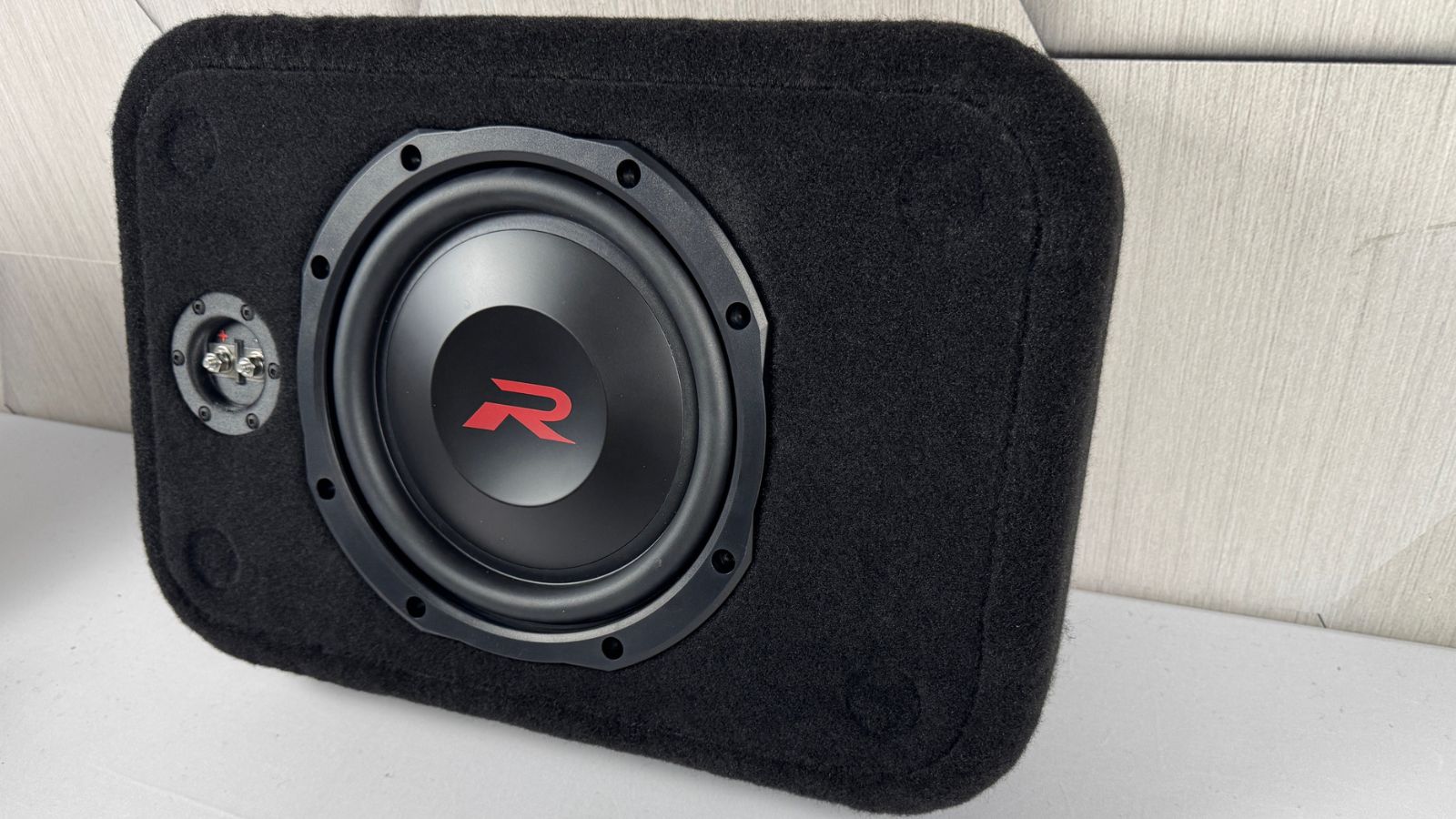 Alpine RSW10D4 Shallow Subwoofer in Proline X Micro Series Enclosure|Proline X|Audio Intensity