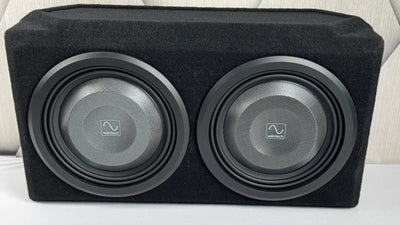 Loaded Dual Wavtech thinPRO12 Subwoofers - Proline - X Micro Series Sealed Enclosure