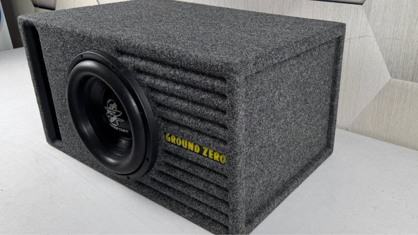 Proline-X Performance Optimized Enclosure – Loaded with Ground Zero GZRW 25-D2 - alternate view