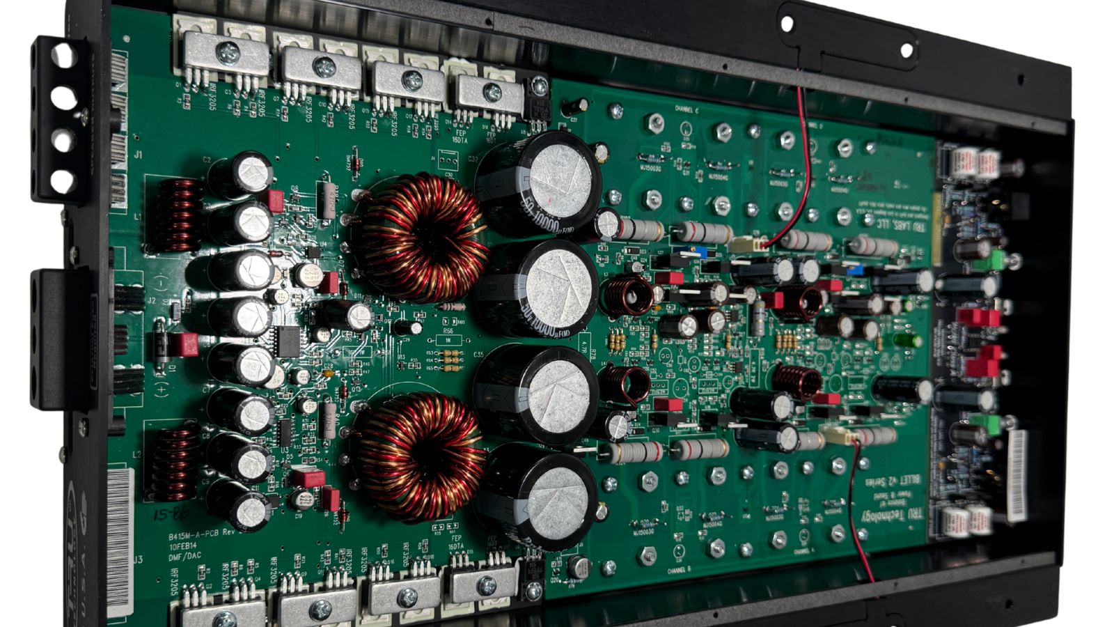 TRU Technology Billet B22 - A v2.5 - 2 - Channel Class A Amplifier - Tru Technology Amplifier for car audio systems