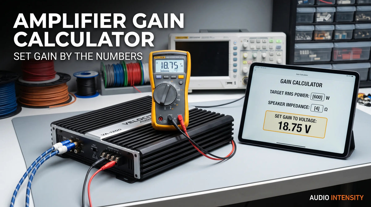How to Use a Car Audio Amplifier Gain Calculator