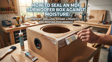 How to Seal an MDF Subwoofer Box Against Moisture