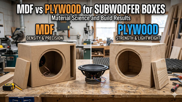 MDF vs Plywood for Subwoofer Boxes: Material Science and Build Results