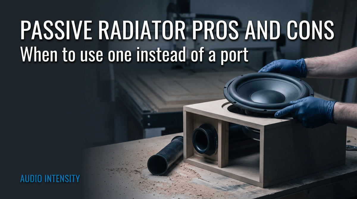Passive Radiator Pros and Cons: When to Use One Instead of a Port