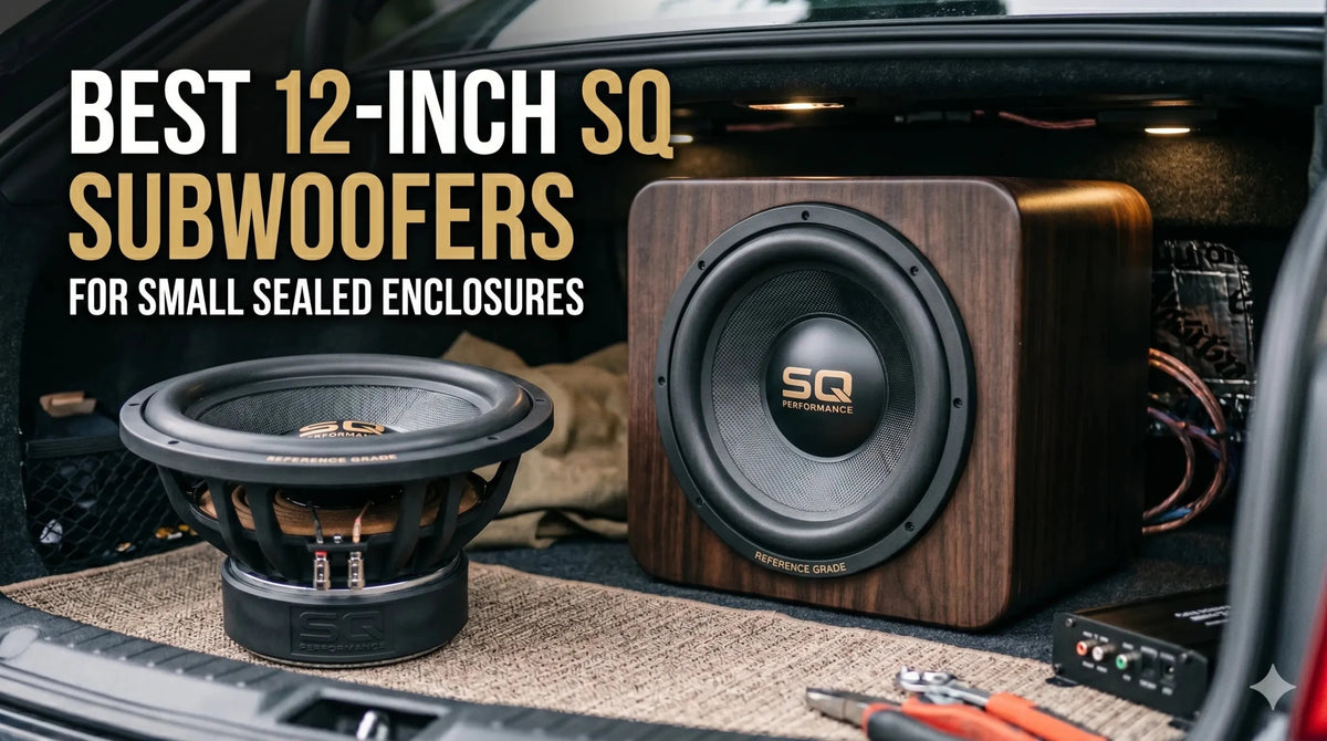 Best 12-Inch SQ Subwoofers for Small Sealed Enclosures: 5 Drivers We Stock
