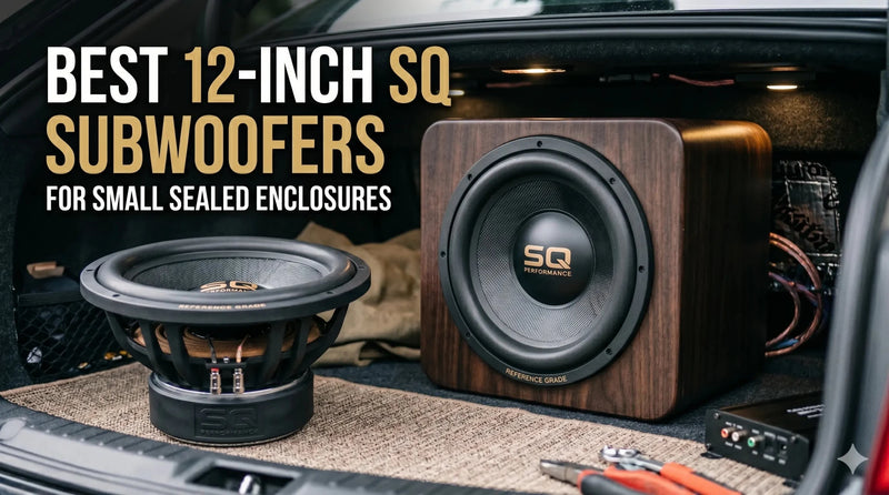 Best 12-Inch SQ Subwoofers for Small Sealed Enclosures: 5 Drivers We Stock - Audio Intensity
