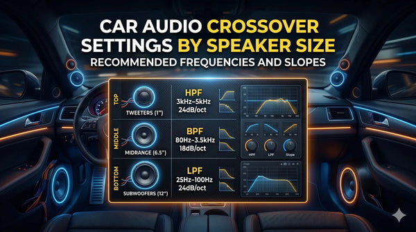 Car Audio Crossover Settings by Speaker Size: Recommended Frequencies and Slopes - Audio Intensity