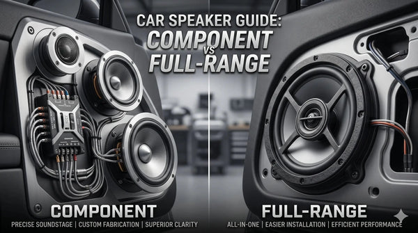 Car Speaker Guide: Component vs Full-Range - Audio Intensity