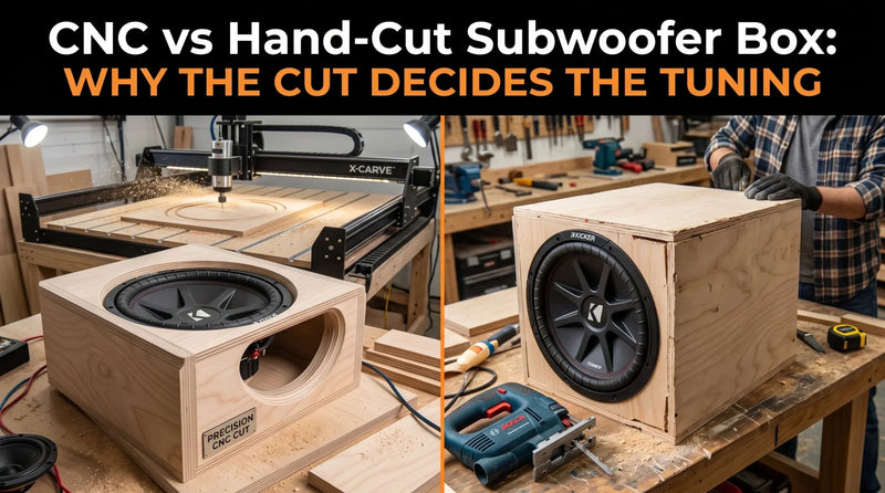 CNC vs Hand-Cut Subwoofer Box: Why the Cut Decides the Tuning - Audio Intensity