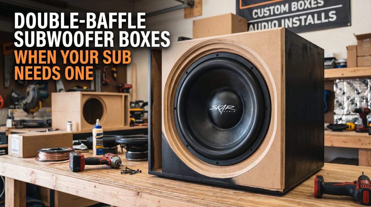 Double-Baffle Subwoofer Boxes: When Your Sub Needs One