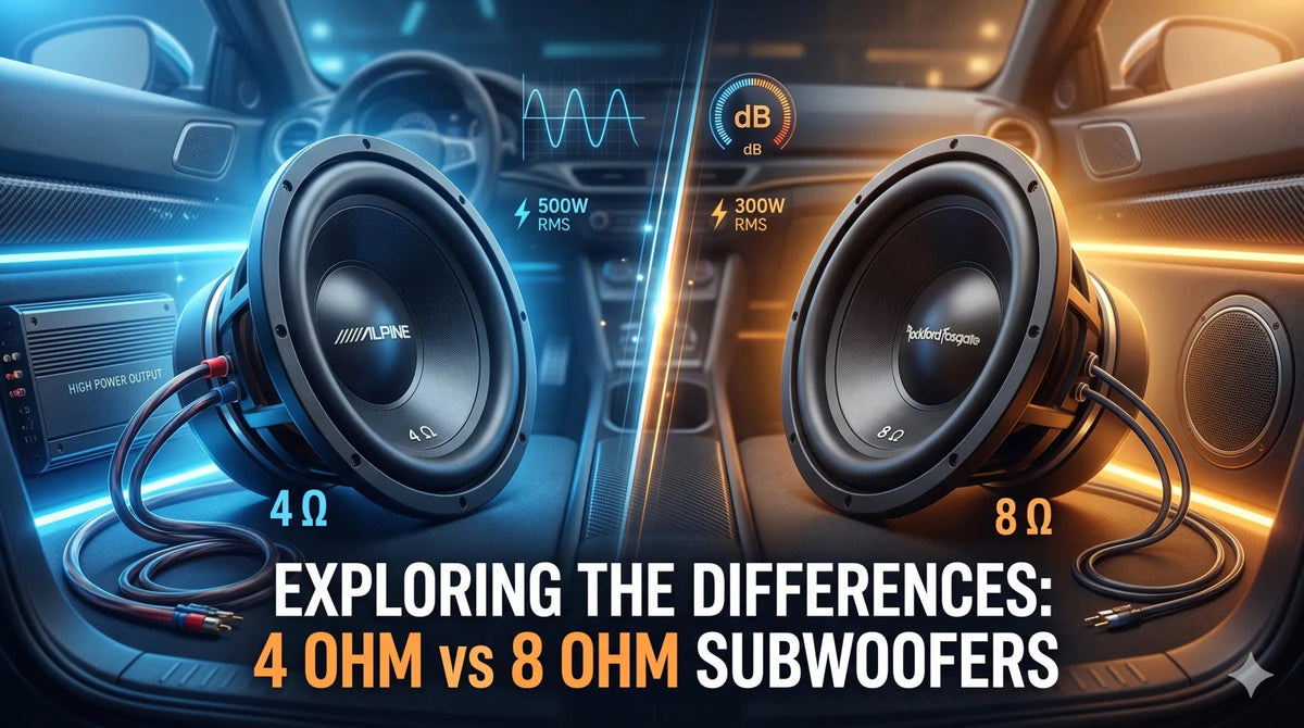 Exploring the Differences: 4 Ohm vs 8 Ohm Subwoofers