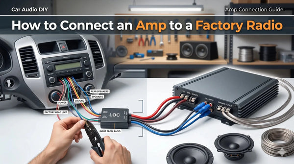 How to Connect an Amp to a Factory Radio - Audio Intensity
