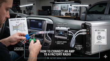 How to Connect an Amp to a Factory Radio - Audio Intensity