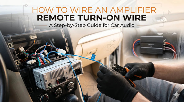 How to wire an amplifier remote turn-on wire - Audio Intensity