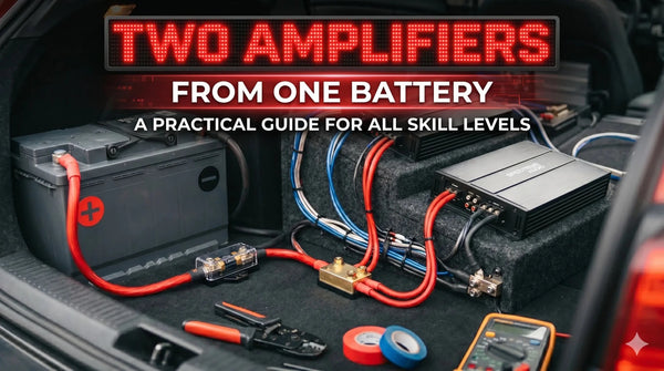 How to Wire Two Amplifiers from One Battery - Audio Intensity