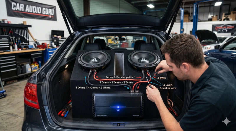 How to Wire Two Subs to One Amp - Audio Intensity