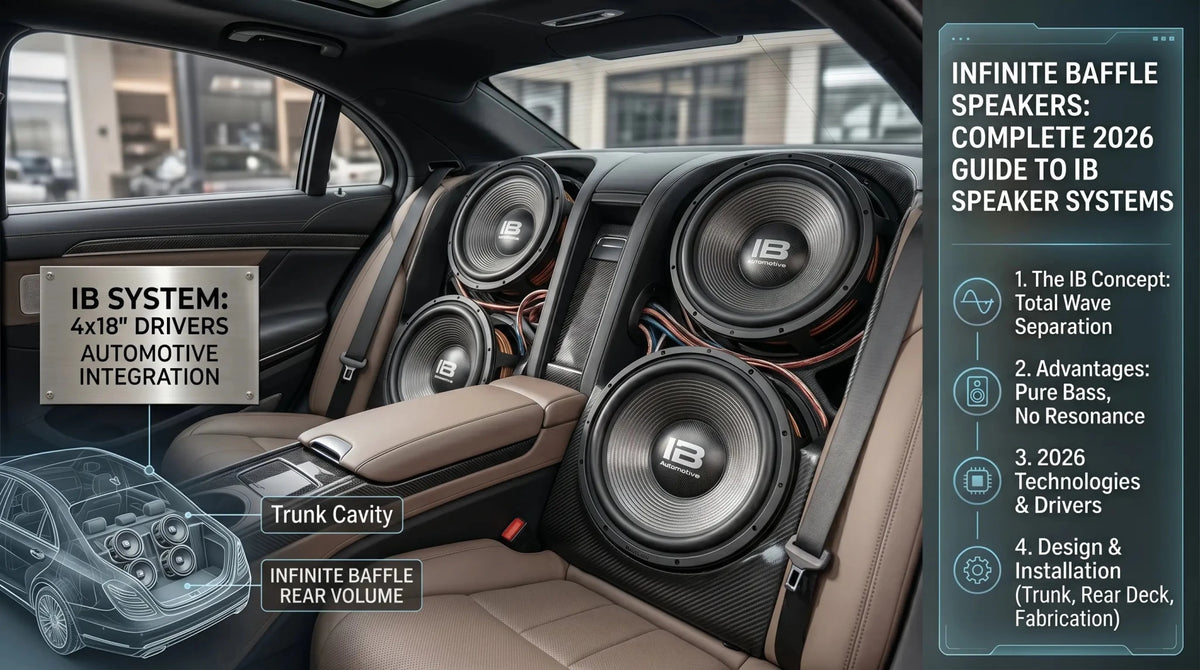 Infinite Baffle Subwoofers in Cars: The Complete IB Install Guide