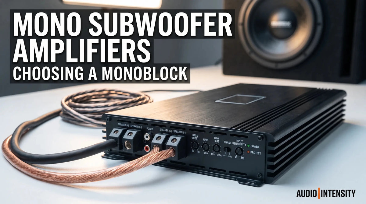 Mono Subwoofer Amplifiers: Why Subs Run Mono and How to Choose One