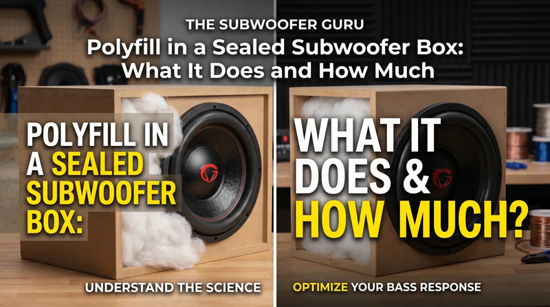 Polyfill in a Sealed Subwoofer Box: What It Does and How Much - Audio Intensity