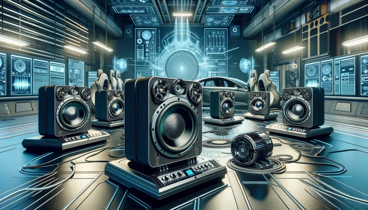 Powerful Car Subwoofer with built-in amplifier