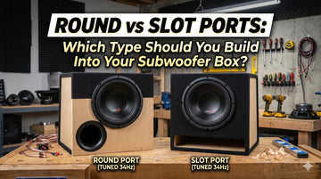 Round vs Slot Ports: Which Type Should You Build Into Your Subwoofer Box? - Audio Intensity