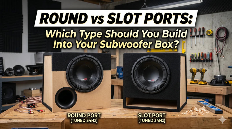 Round vs Slot Ports: Which Type Should You Build Into Your Subwoofer Box? - Audio Intensity