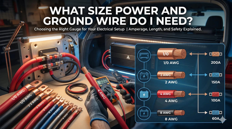 What Size Power and Ground Wire Do I Need for Car Audio? - Audio Intensity