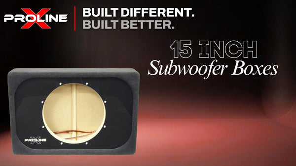 Ported 15 inch Proline X subwoofer enclosure