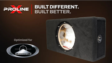 Proline X subwoofer enclosures built for Audiomobile subwoofers.