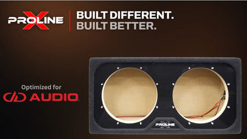 Proline X subwoofer enclosures built for Digital Designs subwoofers.