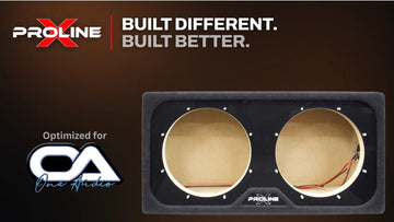 Proline X subwoofer enclosures built for One Audio subwoofers.