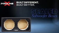 Sealed Subwoofer Boxes & Enclosures