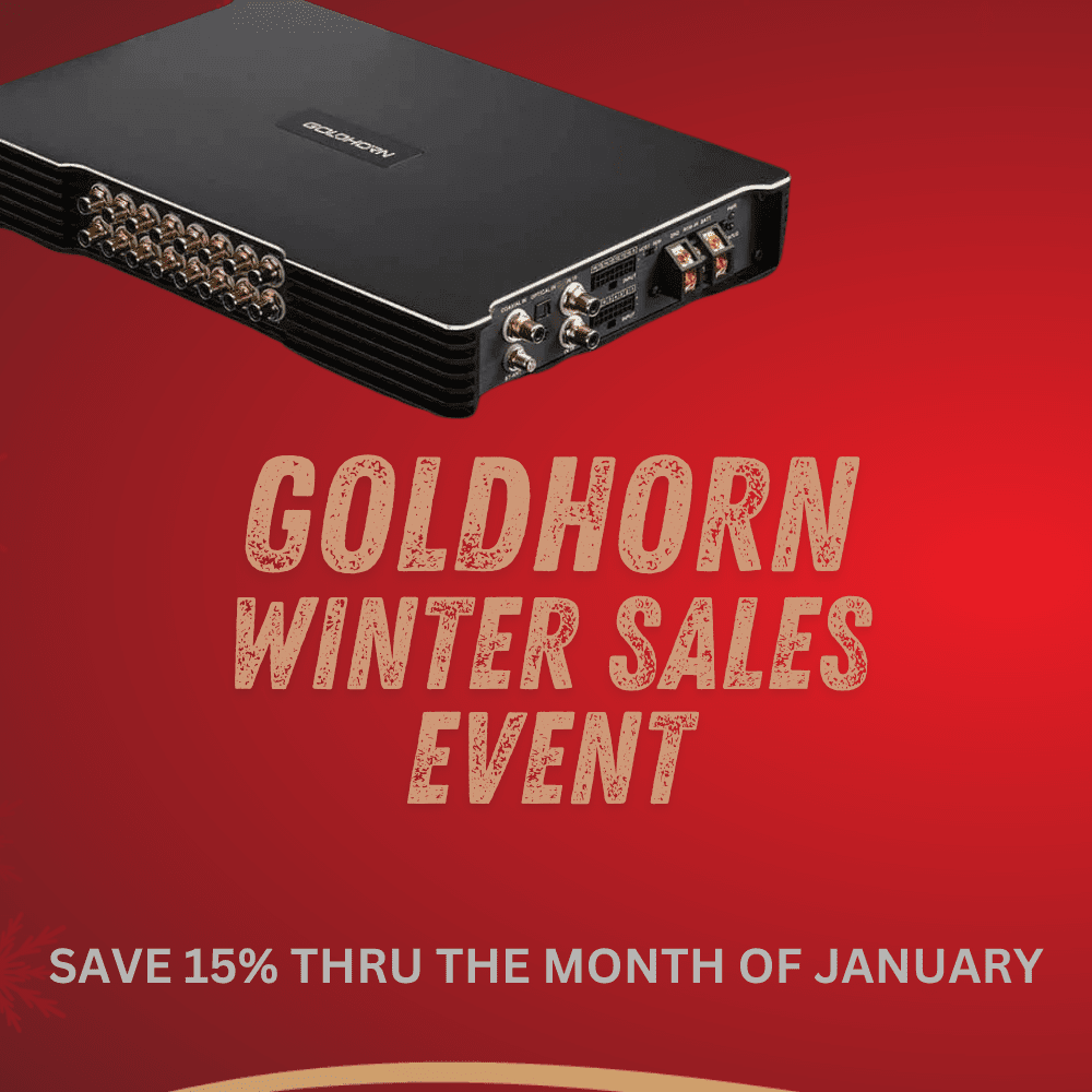 Goldhorn Winter Sales Event: Save 15% on DSP Amplifiers