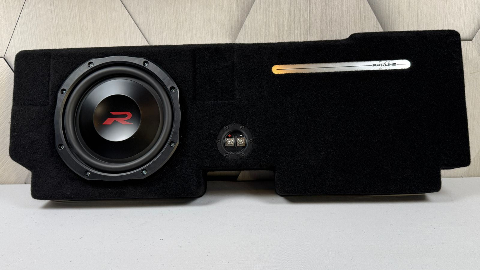 2015 - 2023 Ford F - 150 & 2017 - 2023 F - 250 Direct Fit Ford Series Loaded Subwoofer Enclosure – Alpine RSW10D4|Proline X|Audio Intensity