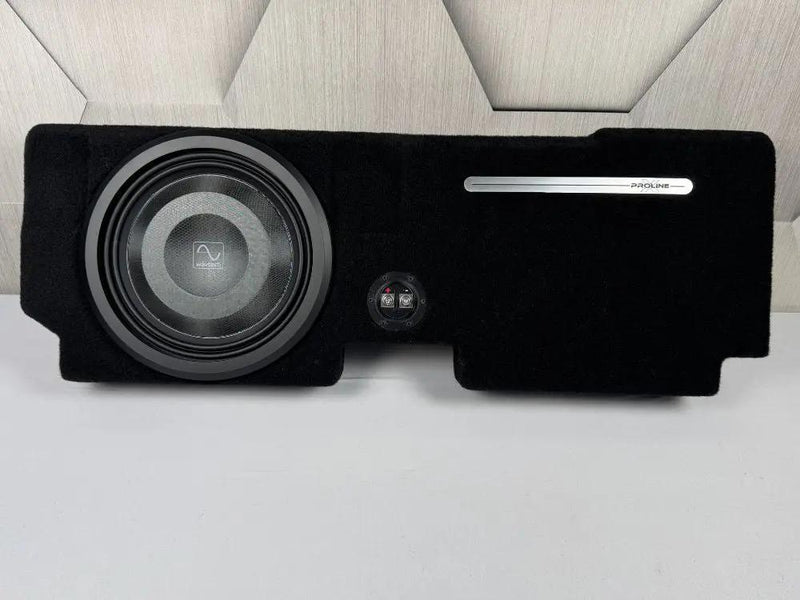 Ford F150 Subwoofer Box with Wavtech thinPRO12 - Behind Seat Direct Fit