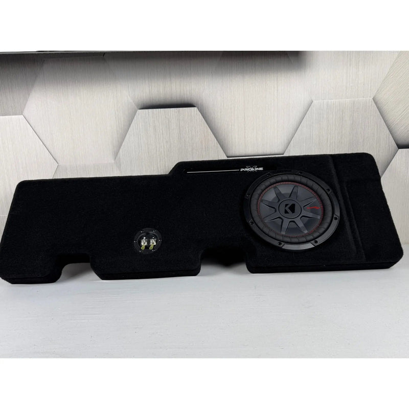 2024 - 2025 Ford F - 150 & F - 250 Direct Fit Ford Series Loaded Subwoofer Enclosure – Kicker CompRT 10|Proline X|Audio Intensity