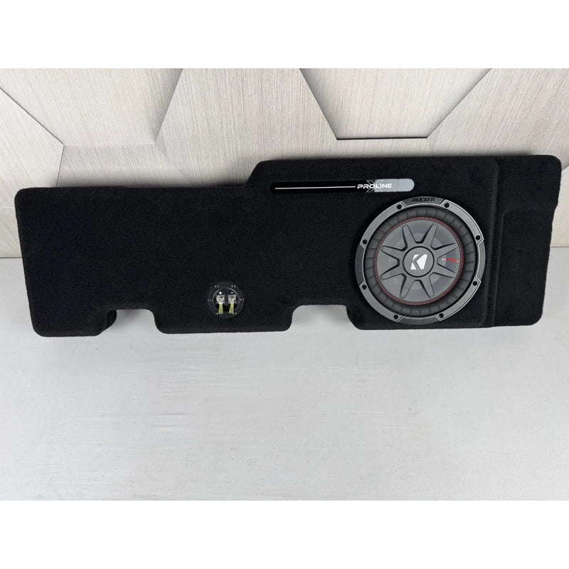 2024 - 2025 Ford F - 150 & F - 250 Direct Fit Ford Series Loaded Subwoofer Enclosure – Kicker CompRT 10|Proline X|Audio Intensity
