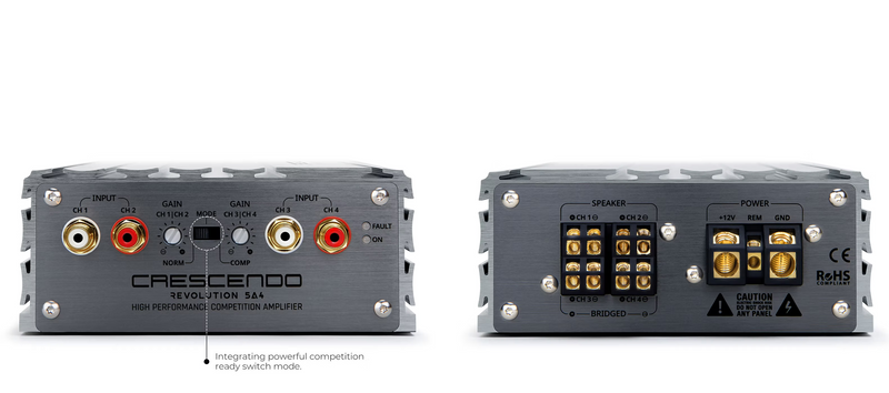 Crescendo REVOLUTION 5A4 4 channel Amplifier Crescendo