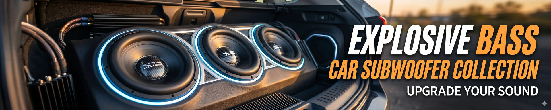 explosive bass car subwoofer collection image