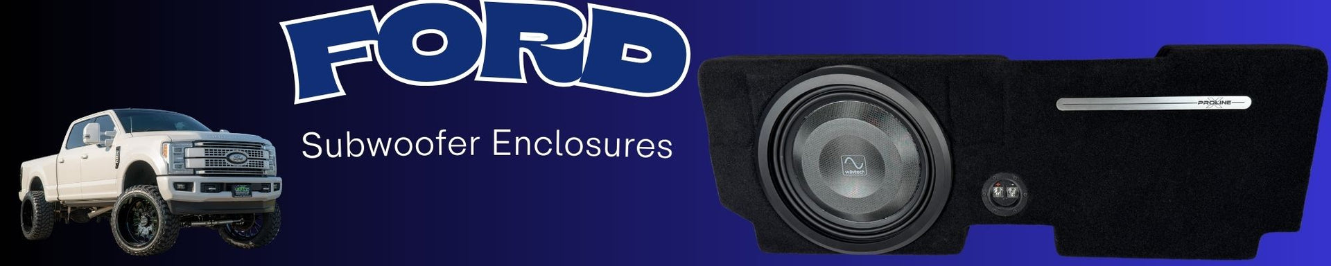 Ford F-150 Behind Seat Loaded Subwoofer Boxes (2024–2025)