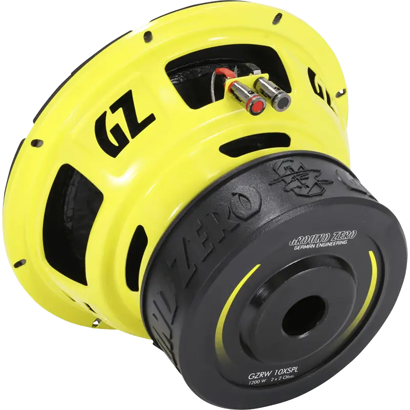 Ground Zero GZRW 10XSPL 10 inch Subwoofer - Dual 2 ohm