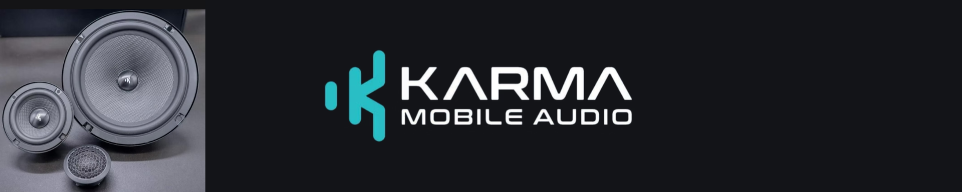 logo with 3 way speaker set