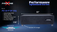 Performance Optimized Down Fire Ported 10" Enclosure | Image Dynamics IDQ10 V4
