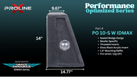 Performance Optimized Wedge Sealed 10" Audiophile Enclosure | Image Dynamics IDMAX10 V.4