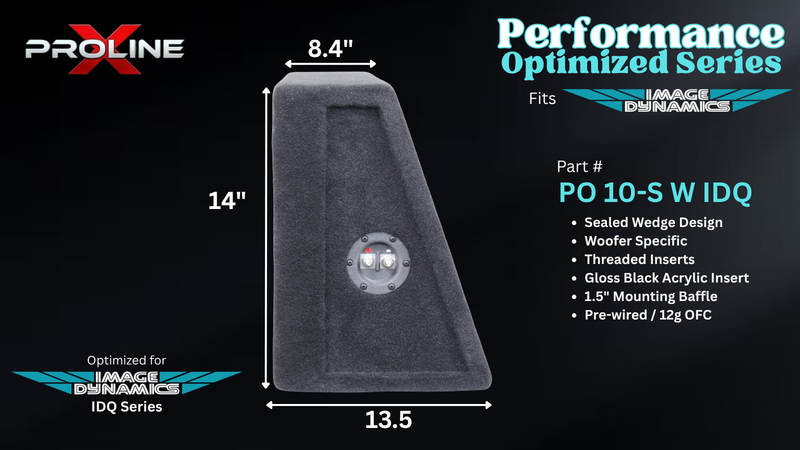 Performance Optimized Wedge Sealed 10" Enclosure | Image Dynamics IDQ 10