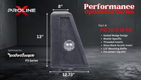 Performance Optimized Wedge Sealed 10" Enclosure | Rockford Fosgate P3D2-10