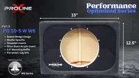 Performance Optimized Wedge Sealed 10" Enclosure | JL Audio 10W6v3