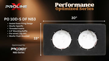 Performance Optimized Down Fire Sealed Dual 10" Enclosure | Prodigy NB3-10